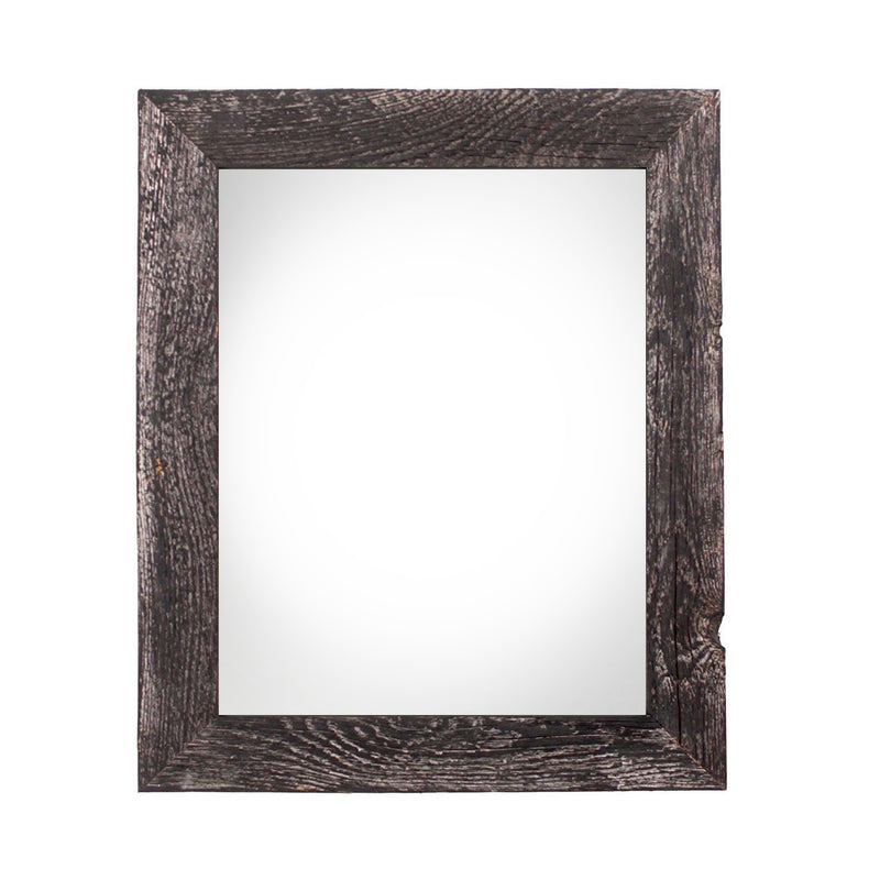 18" x 24" Black Solid Wood Hanging Picture Frame - Home Decor