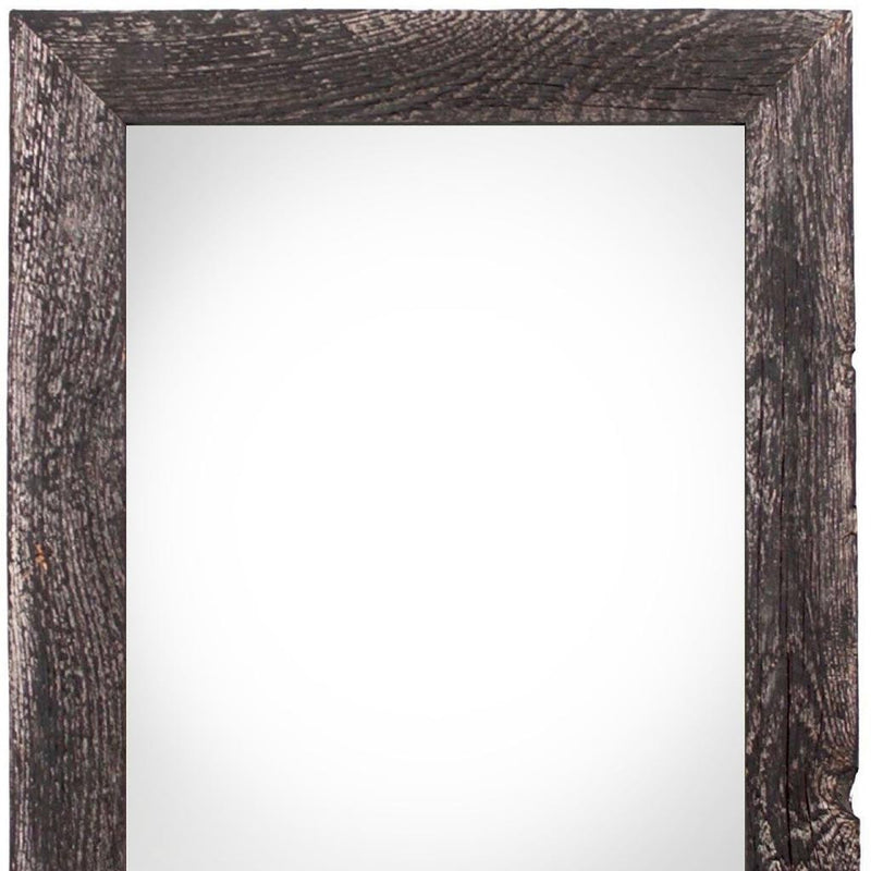 18" x 24" Black Solid Wood Hanging Picture Frame - Home Decor