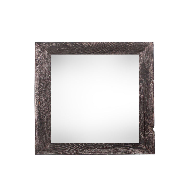 6" x 6" Black Solid Wood Tabletop Picture Frame - Home Decor