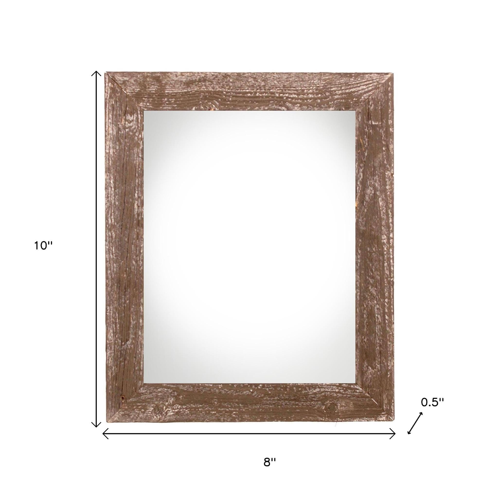 5" x 7" Brown Solid Wood Tabletop Picture Frame - Home Decor