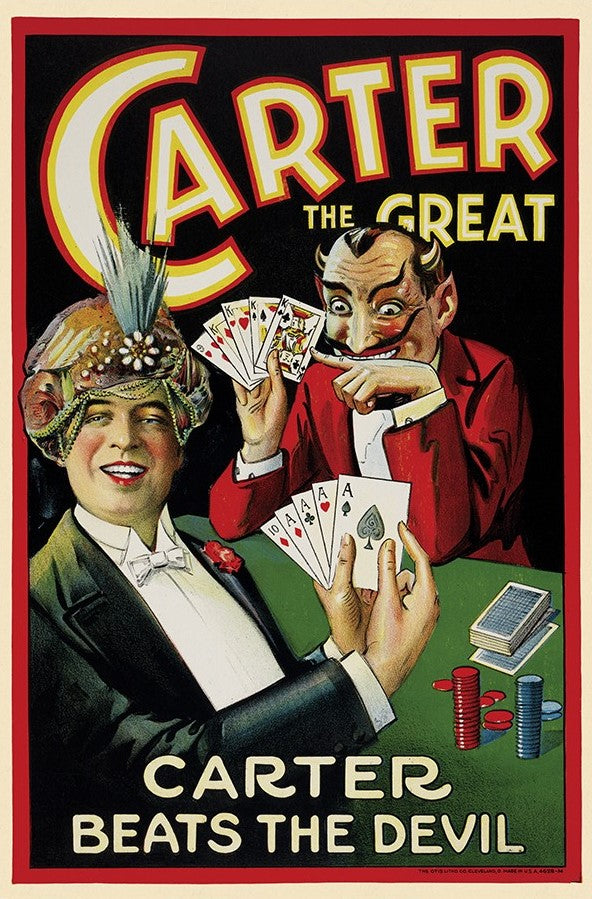 Vintage 1922 Carter Vintage Magic Unframed Print Wall Art - Home Decor