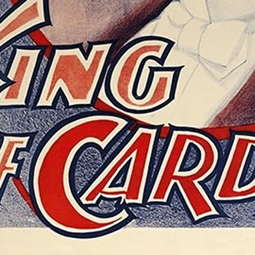 20" X 16" Houdini King Of Cards Vintage Magic Poster Wall Art - Home & Garden