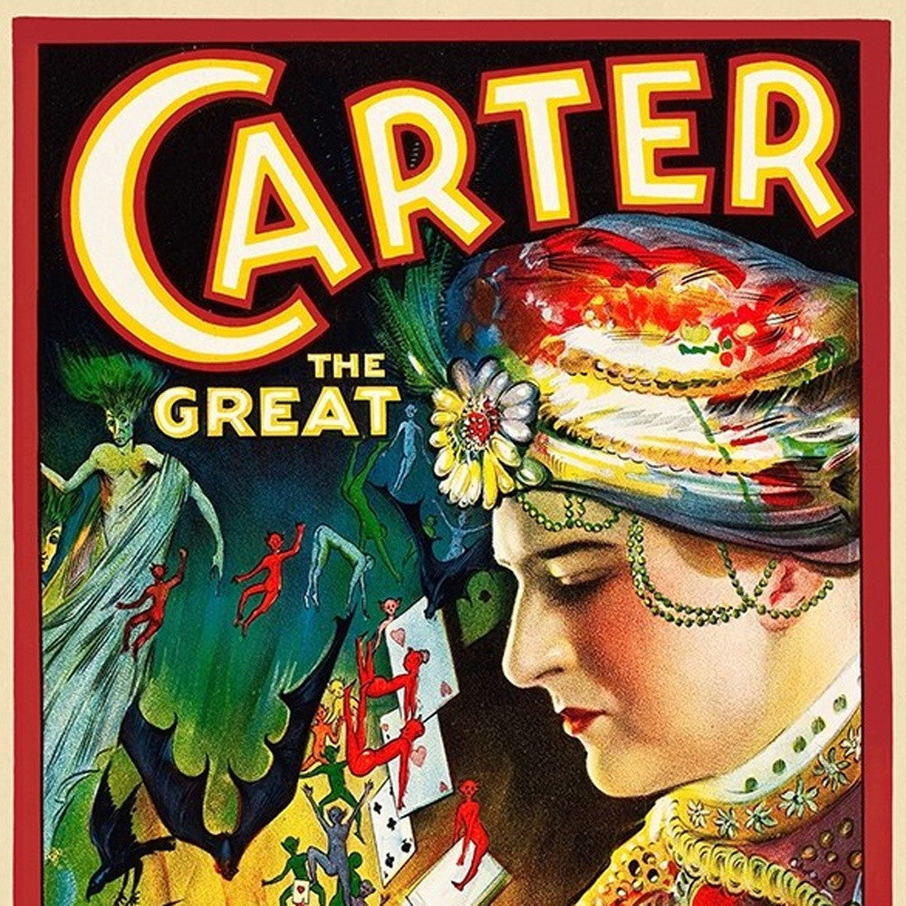 Vintage Carter Vintage Magic Unframed Print Wall Art - Home Decor