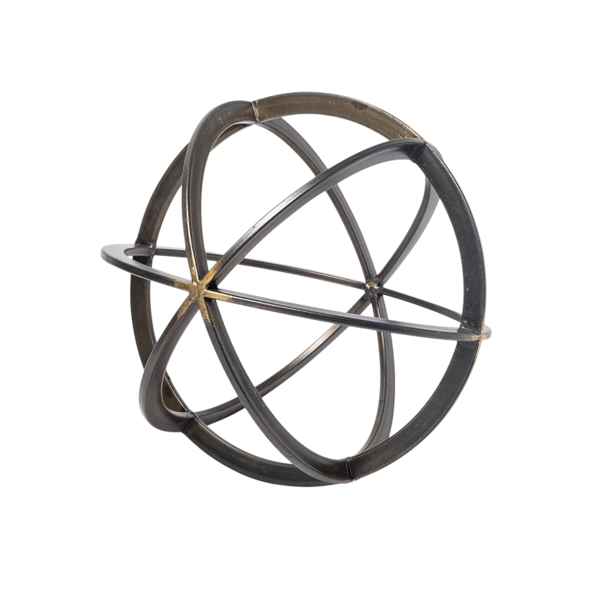 10" Black Metal Tabletop Sculpture - Home & Garden