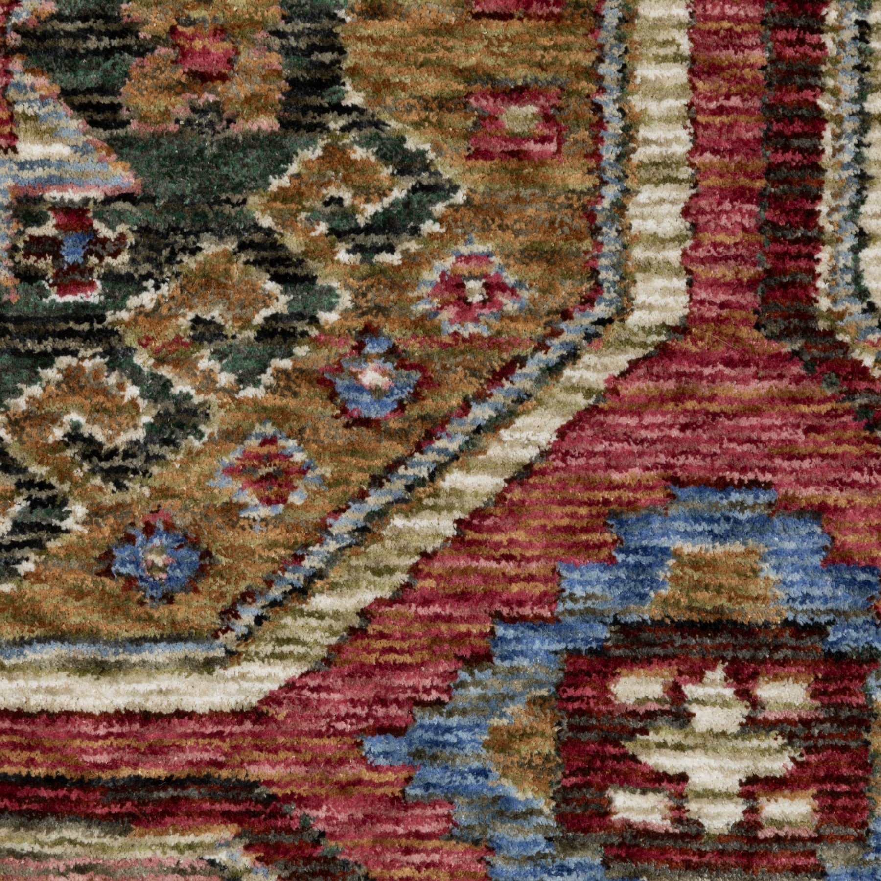 10' X 13' Pink And Red Medallion Area Rug With Fringe - Home & Garden