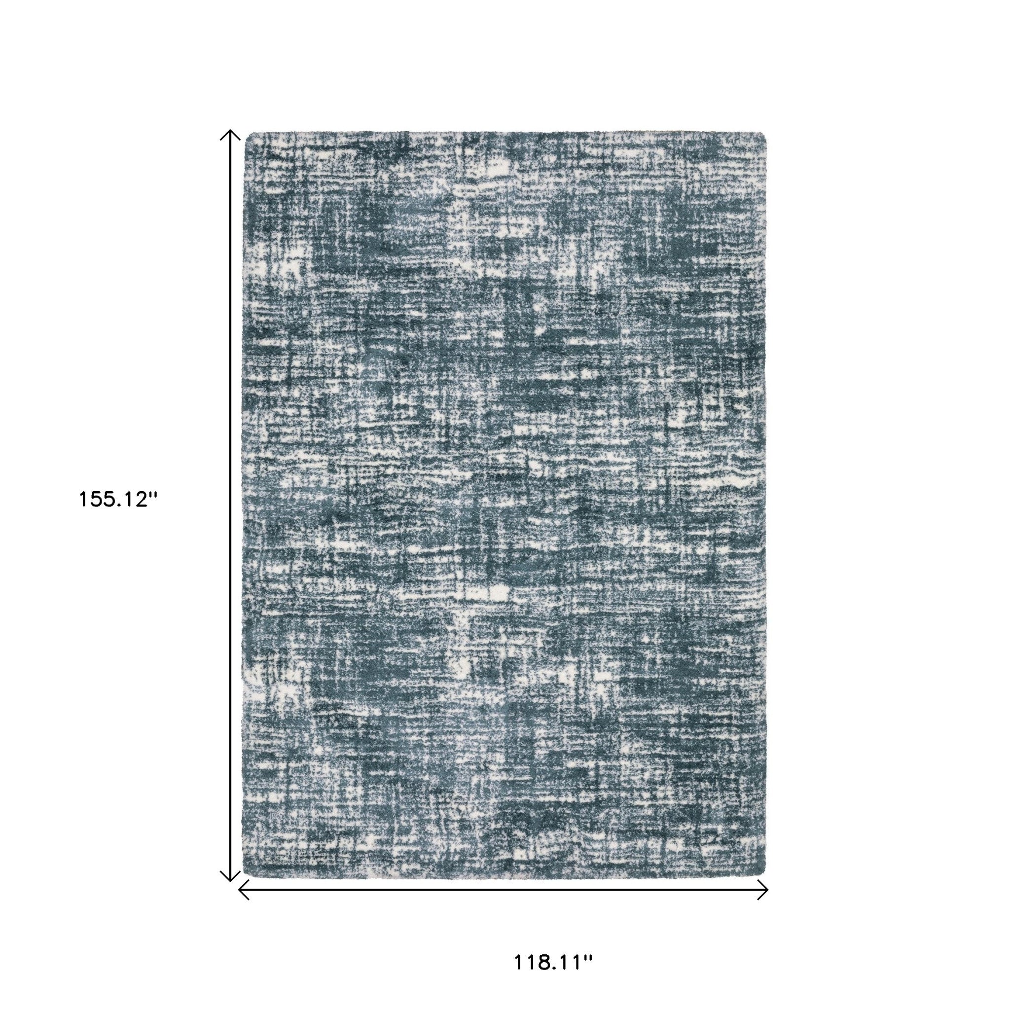 10' X 13' Gray And Ivory Geometric Area Rug - Home & Garden