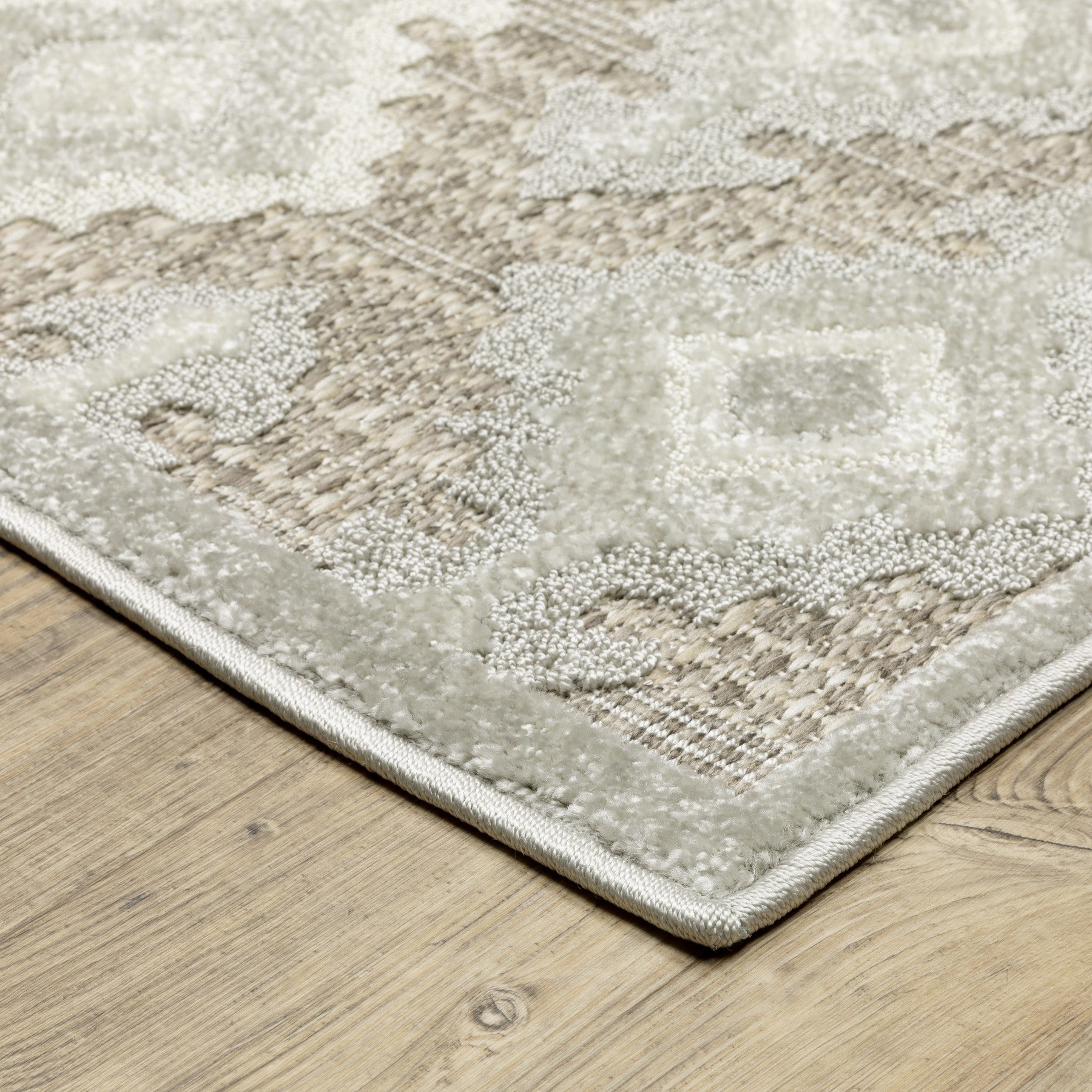 3' X 5' Beige And Gray Oriental Area Rug - Home & Garden