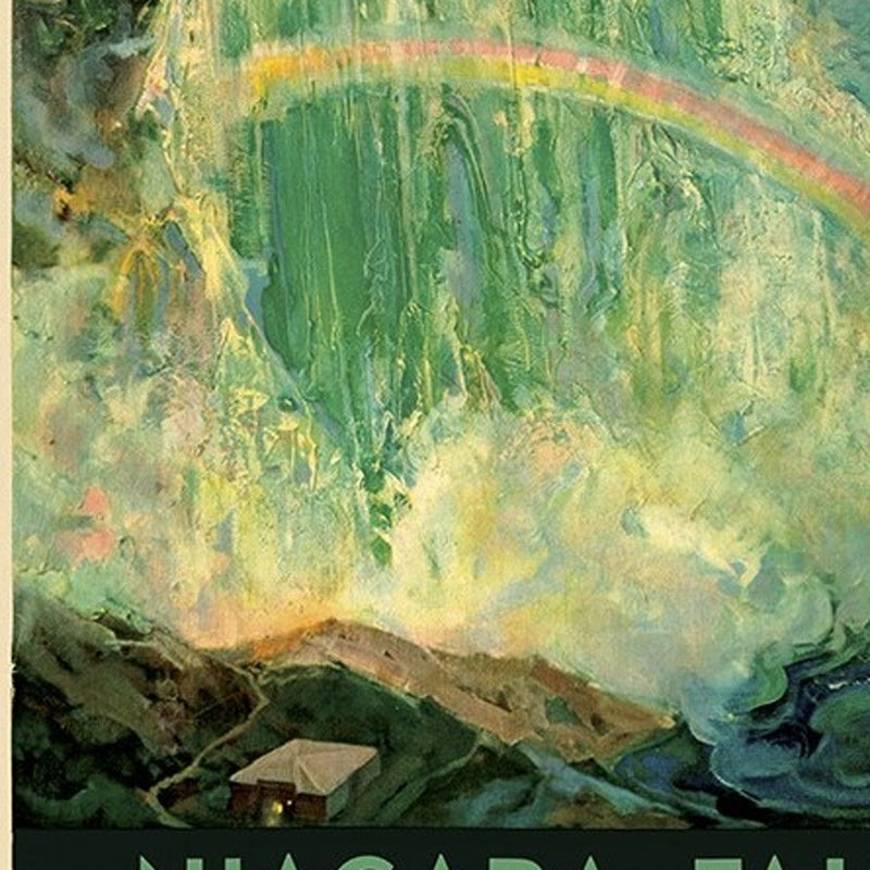 24" X 36" Niagra Falls New York C1920S Vintage Travel Poster Wall Art - Home Decor