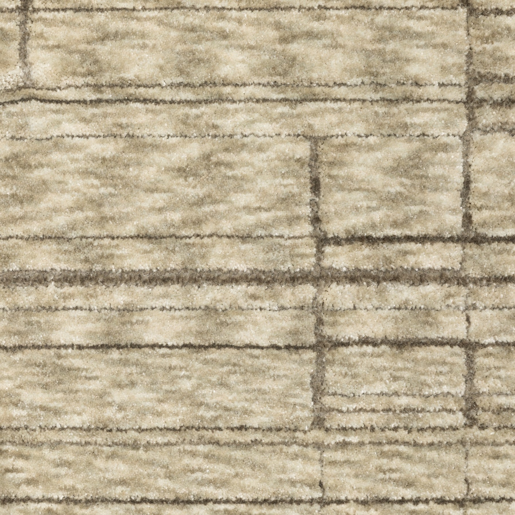 5' X 8' Beige And Brown Geometric Area Rug With Fringe - Home & Garden