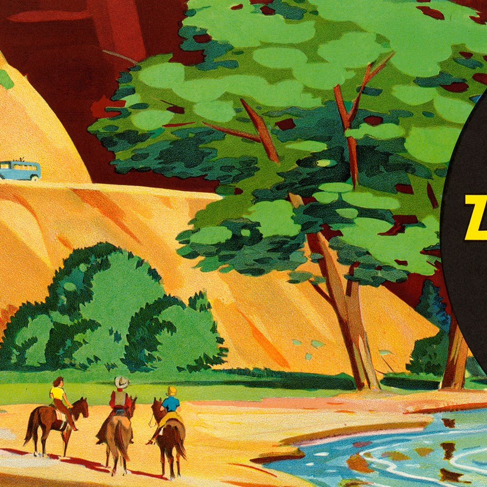 Zion National Utah Unframed Print Wall Art - Home Decor