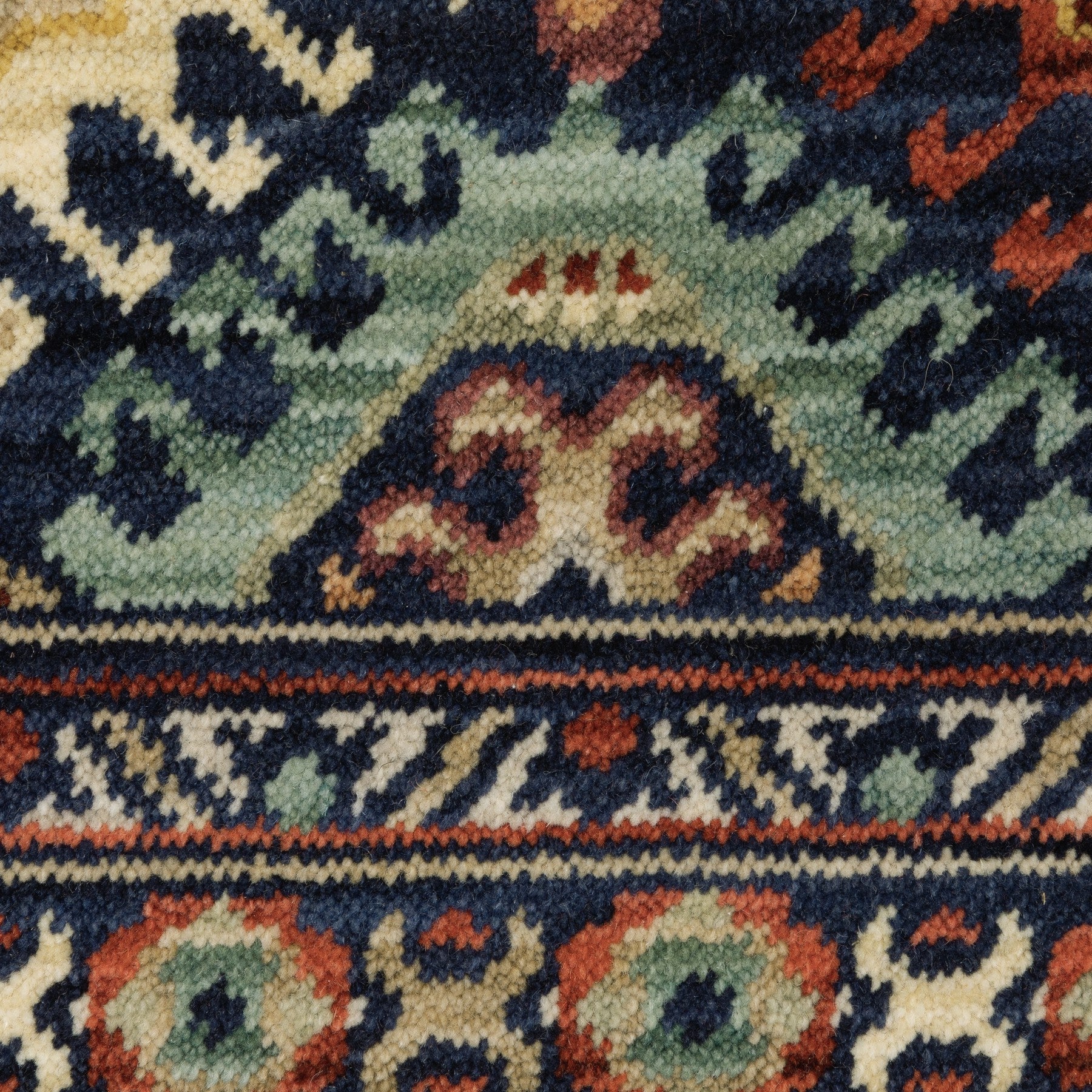 2' X 3' Navy Blue Oriental Area Rug With Fringe - Home & Garden