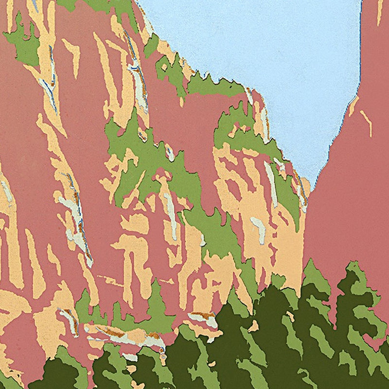 18" x 24" Zion National Park c1938 Vintage Travel Poster Wall Art - Home Decor
