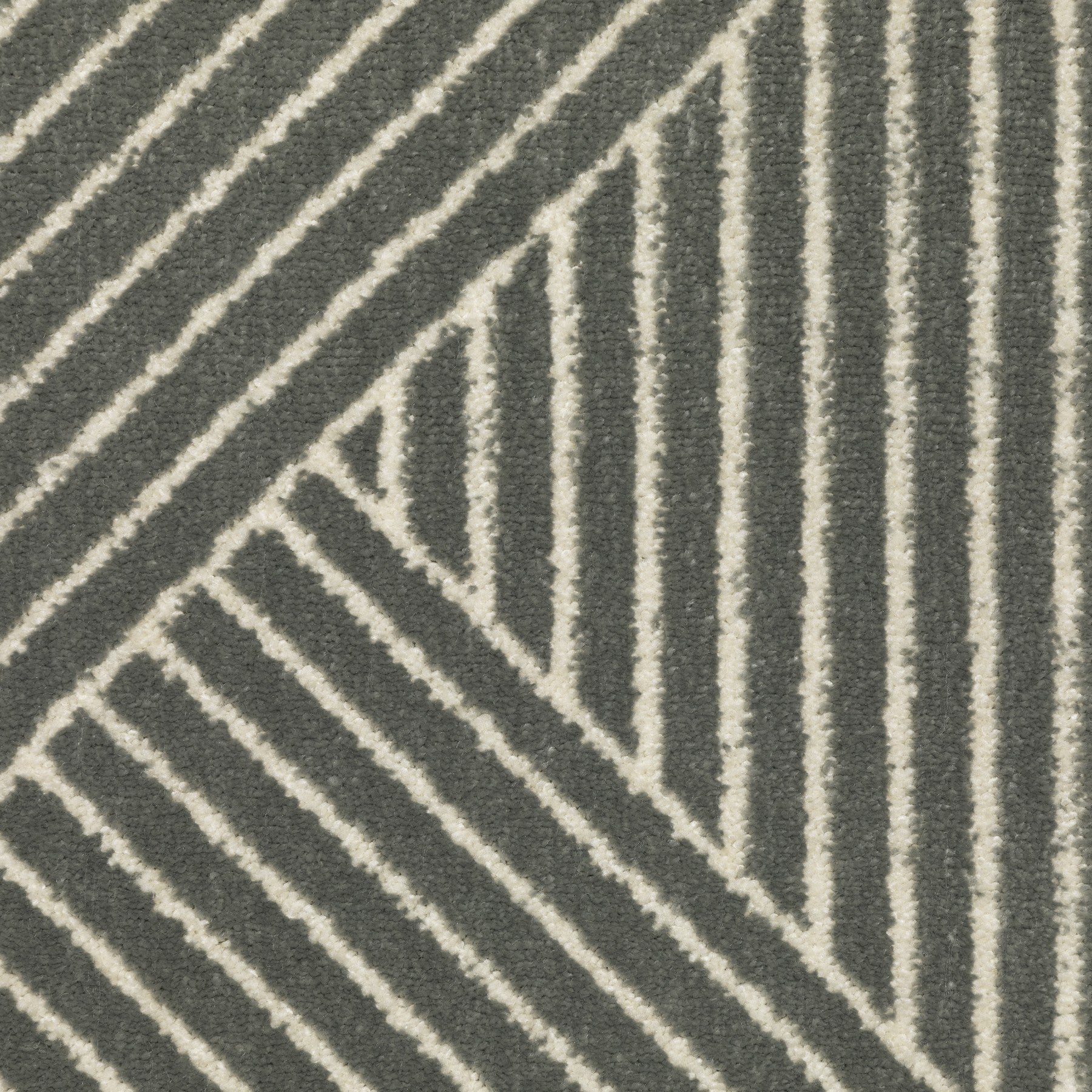 10' X 13' Gray And Ivory Geometric Area Rug - Home & Garden