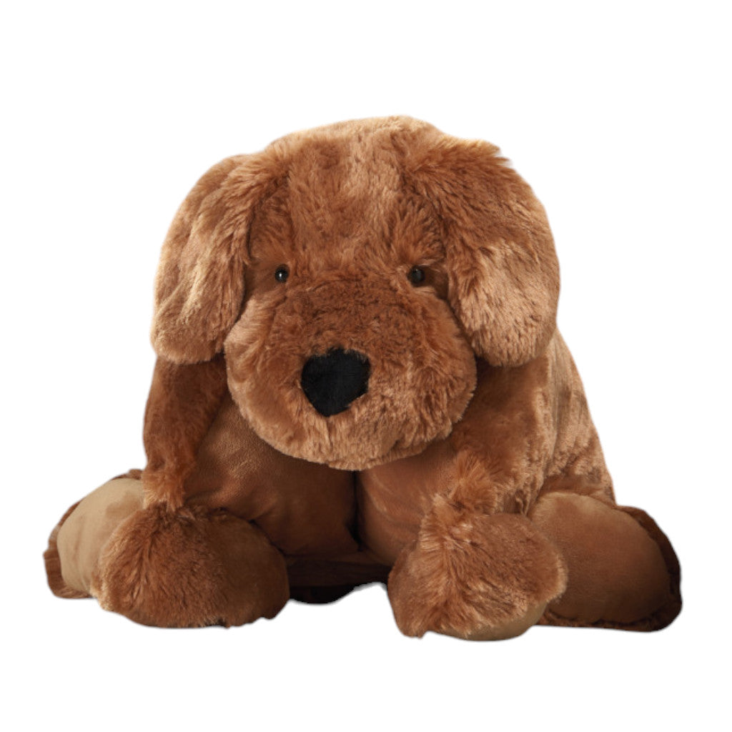 22" X 18" Brown Dog Throw Pillow - Home & Garden
