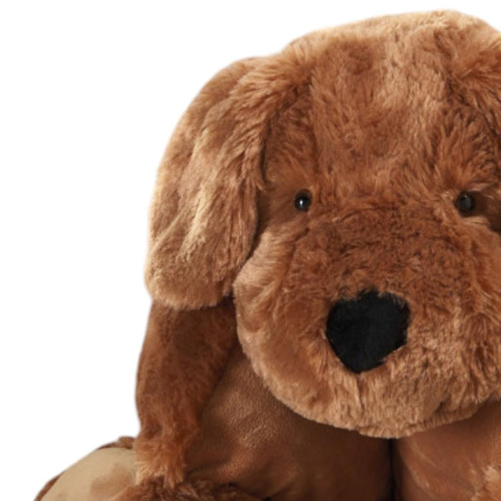 22" X 18" Brown Dog Throw Pillow - Home & Garden