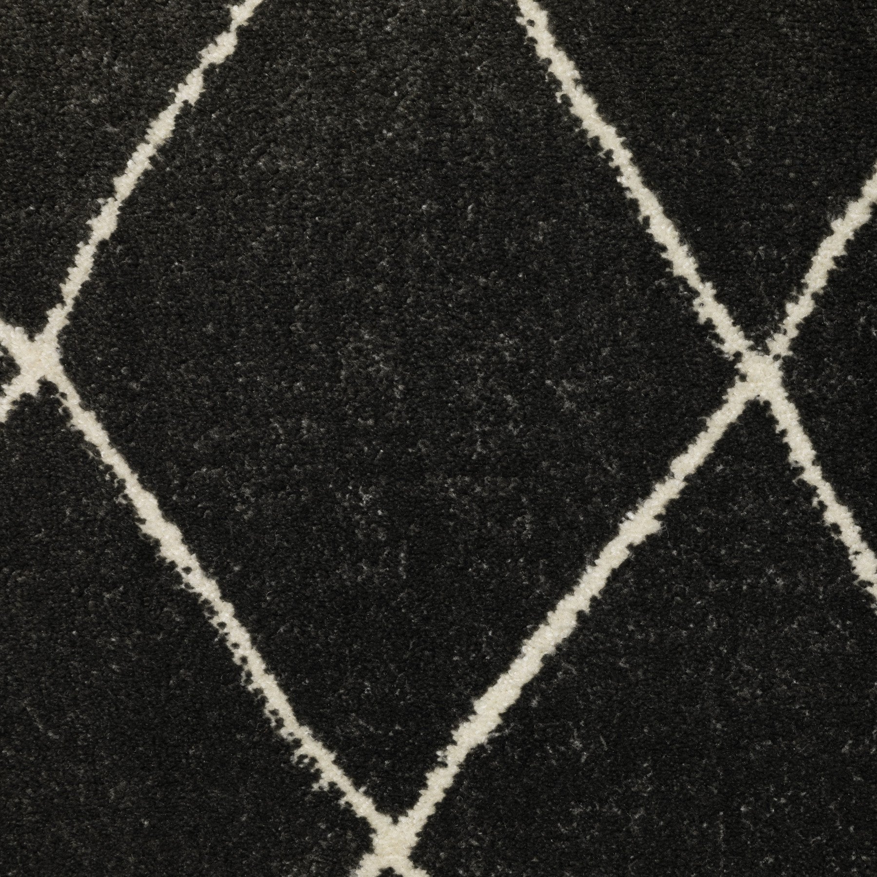 10' X 13' Charcoal And Ivory Trellis Area Rug - Home & Garden