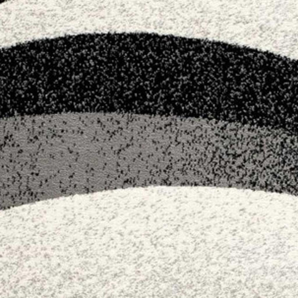 17' Runner Black And Gray Abstract Runner Rug - Home & Garden