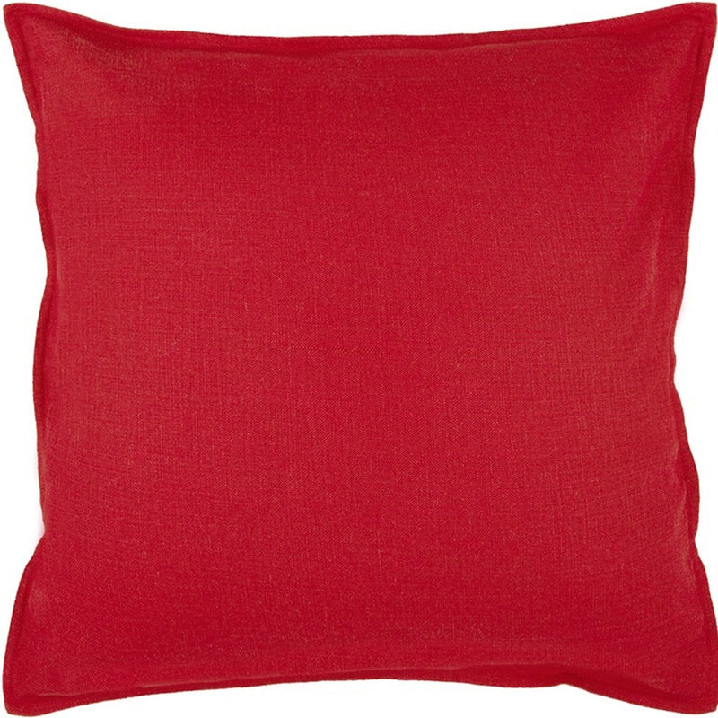 20" Red Cotton Throw Pillow - Home Decor