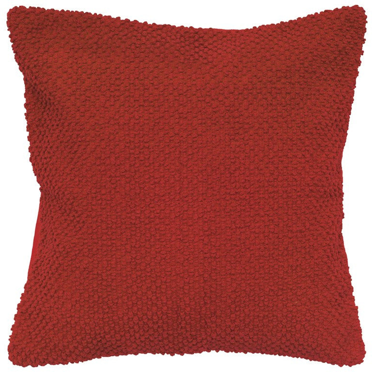20" Red Cotton Throw Pillow - Home Decor