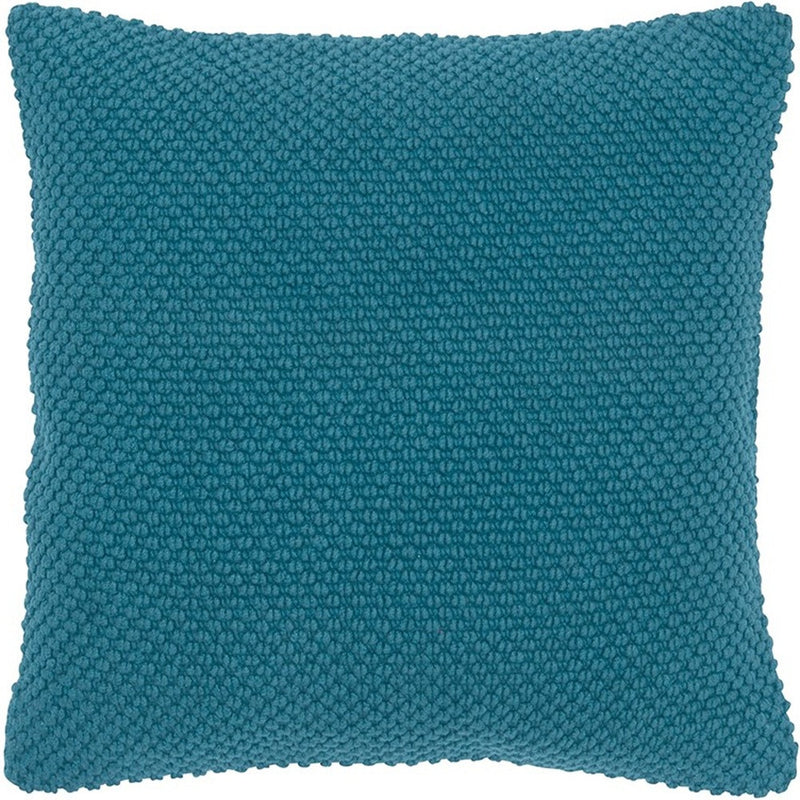 20" Teal Cotton Throw Pillow - Home Decor