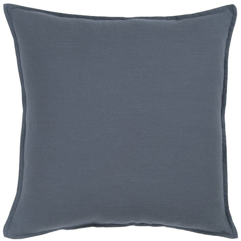 20" Slate Blue Cotton Throw Pillow - Home Decor