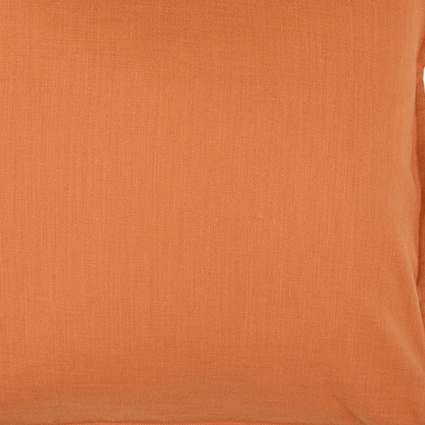 20" Orange Cotton Throw Pillow - Home Decor