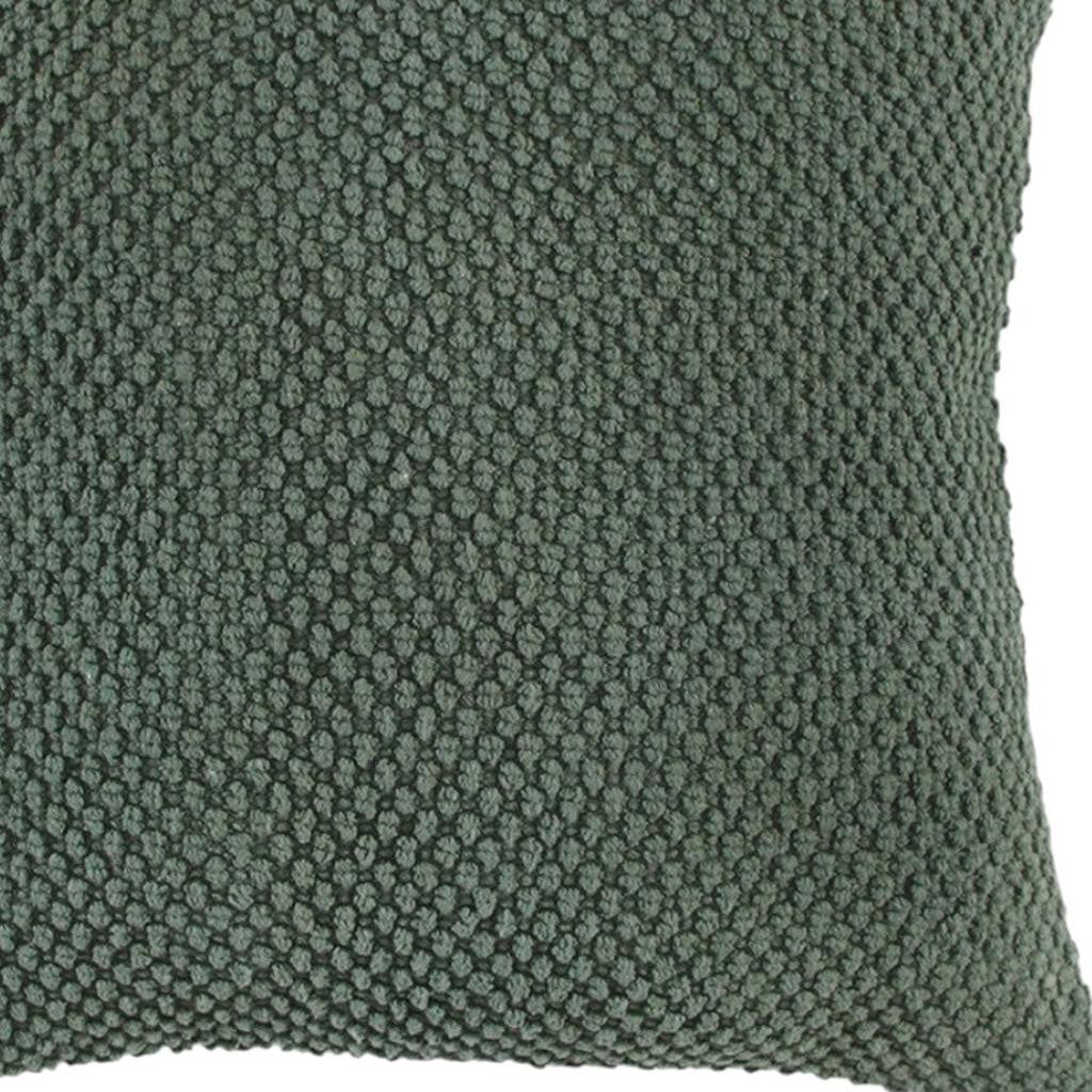 20" Olive Green Cotton Throw Pillow - Home & Garden