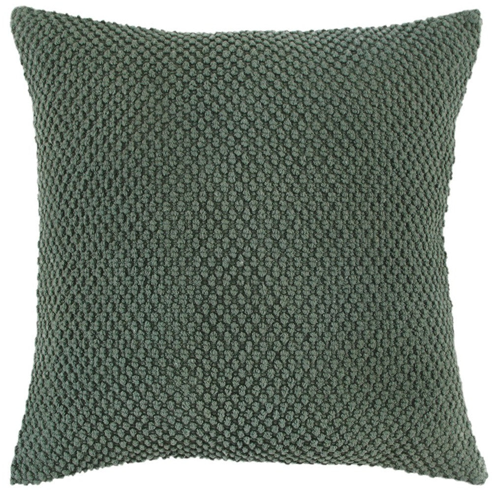 20" Olive Green Cotton Throw Pillow - Home & Garden