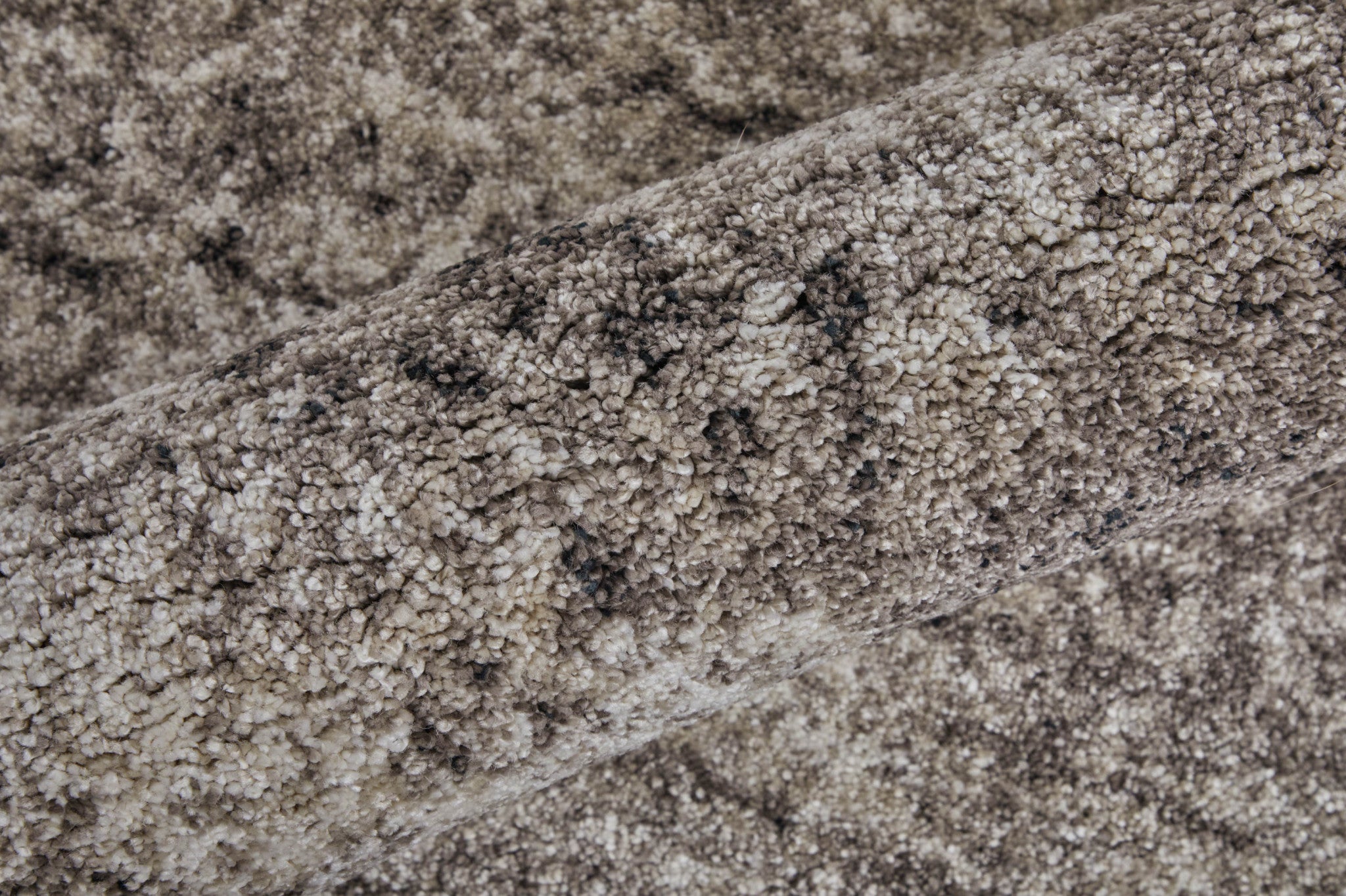 2' X 3' Gray Black And Taupe Abstract Distressed Area Rug - Home & Garden