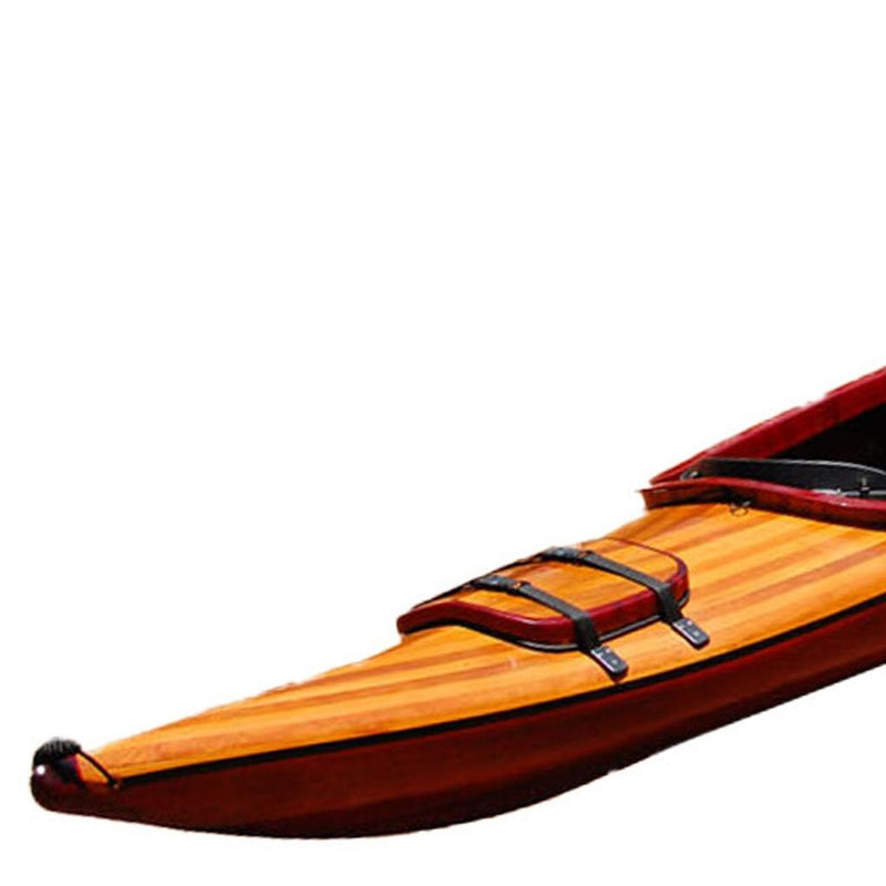 10" Unfinished Wood Hand Painted Model Boat - Home Decor