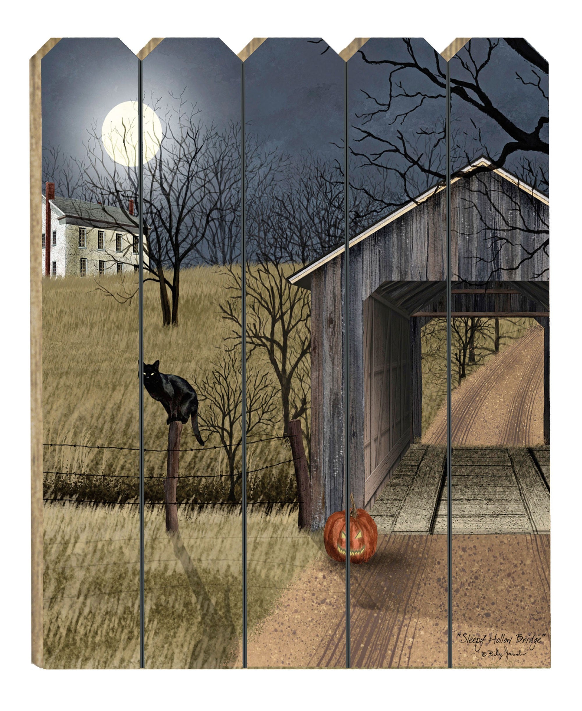 Sleepy Hollow Bridge 1 Unframed Print Wall Art - Home Decor
