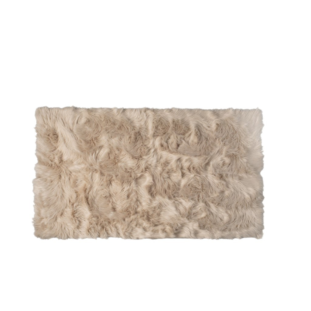 3' X 5' Taupe Non Skid Area Rug - Home Decor