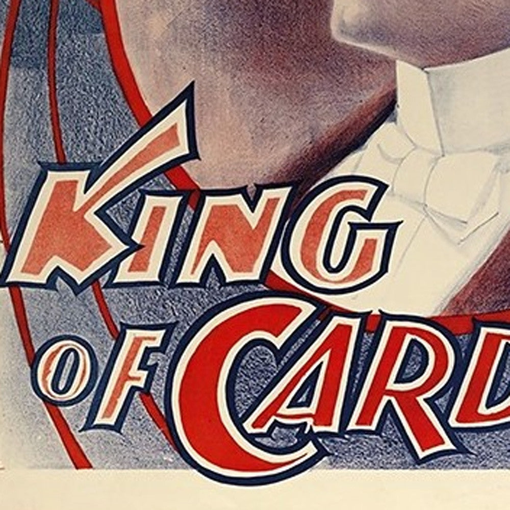 11" X 14" Houdini King Of Cards Vintage Magic Poster Wall Art - Home & Garden