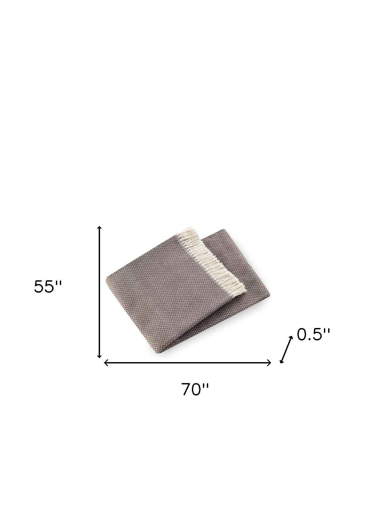 Soft Taupe Links Pattern Throw Blanket - Home Decor