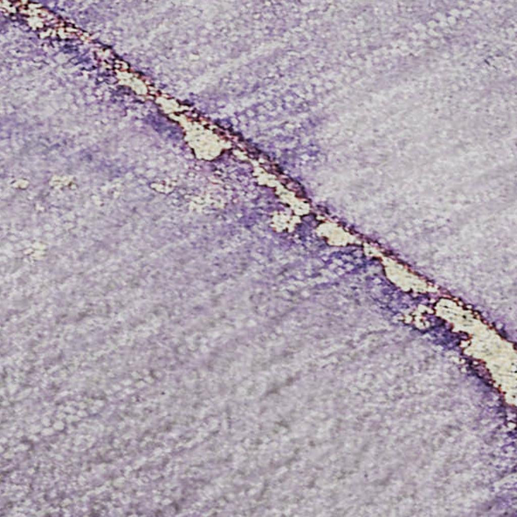 3' X 5' Purple Blue And Ivory Abstract Washable Area Rug With UV Protection - Home & Garden