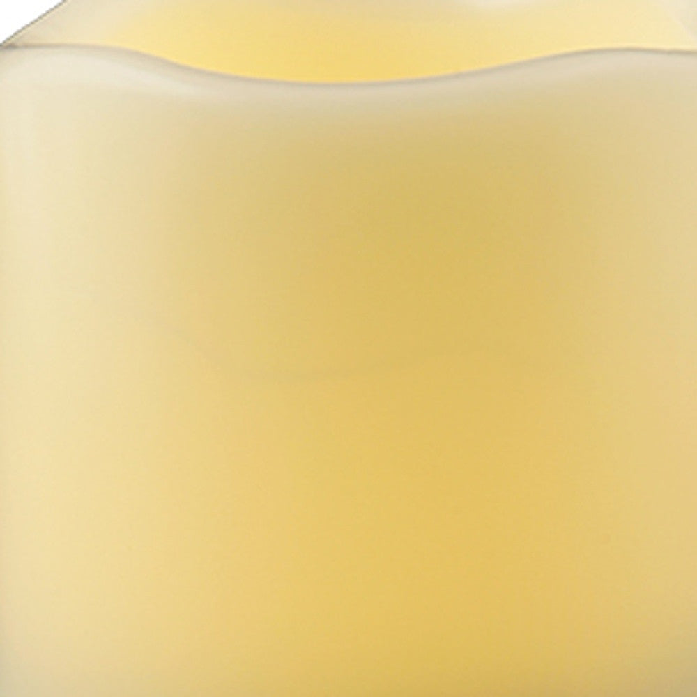 5" Ivory Flameless Indoor Outdoor Pillar Candle - Home & Garden