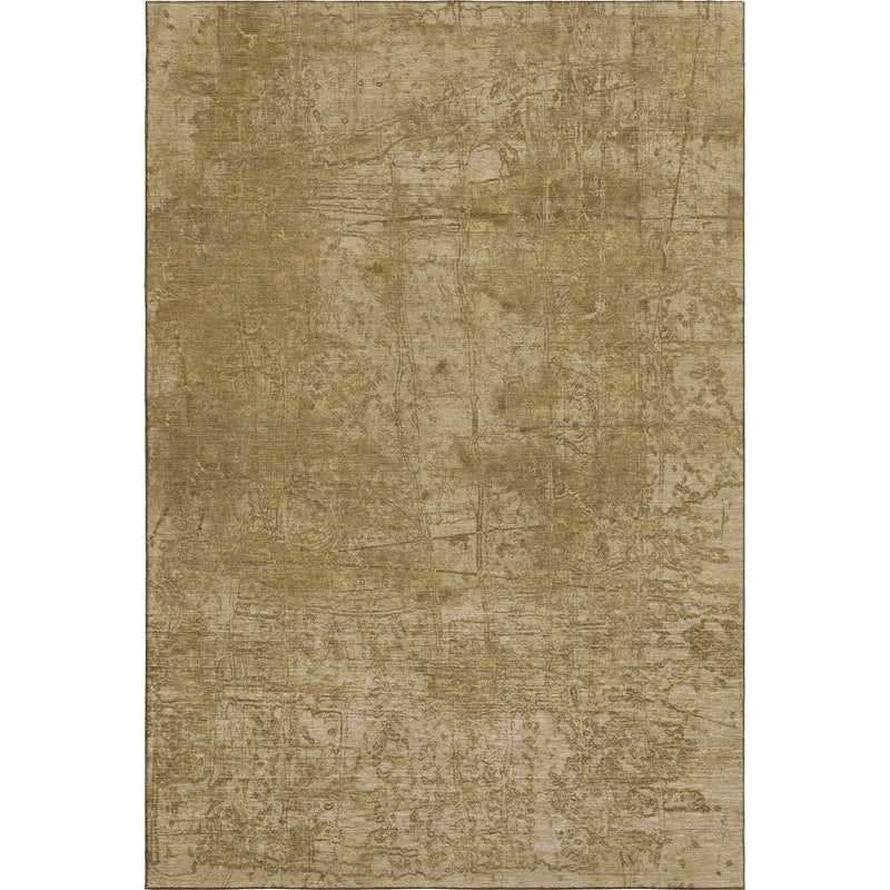 5' X 8' Beige And Ivory Abstract Washable Area Rug With UV Protection - Home & Garden