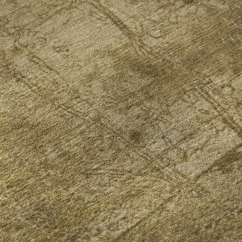 5' X 8' Beige And Ivory Abstract Washable Area Rug With UV Protection - Home & Garden