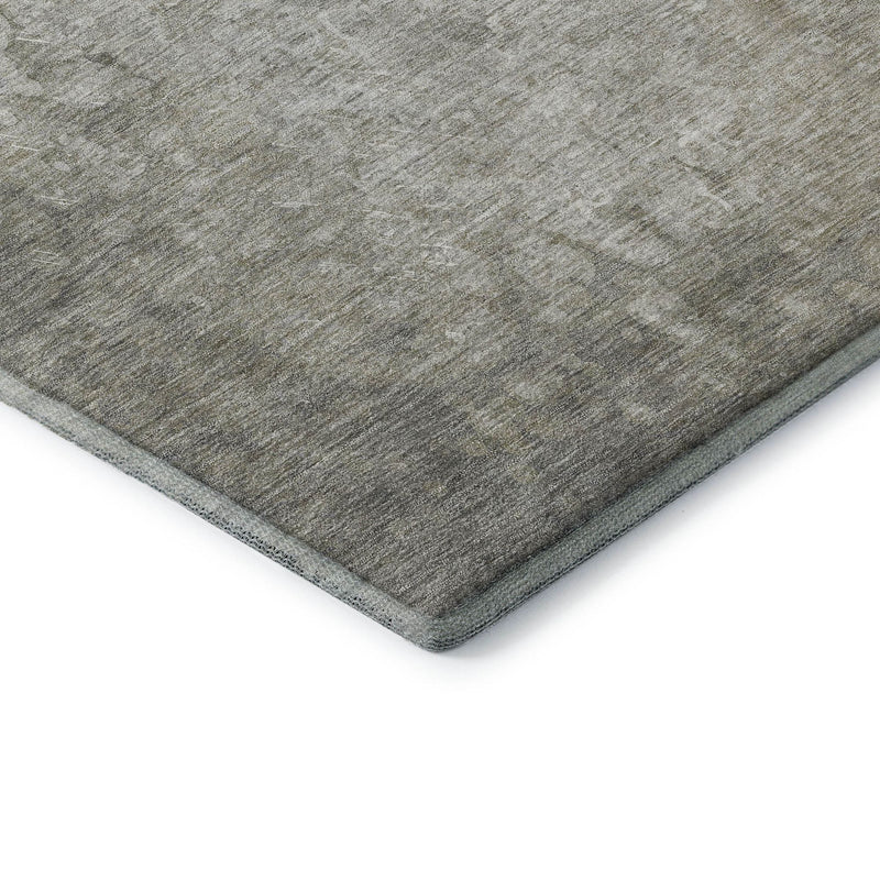 5' X 8' Beige And Ivory Abstract Washable Area Rug With UV Protection - Home & Garden