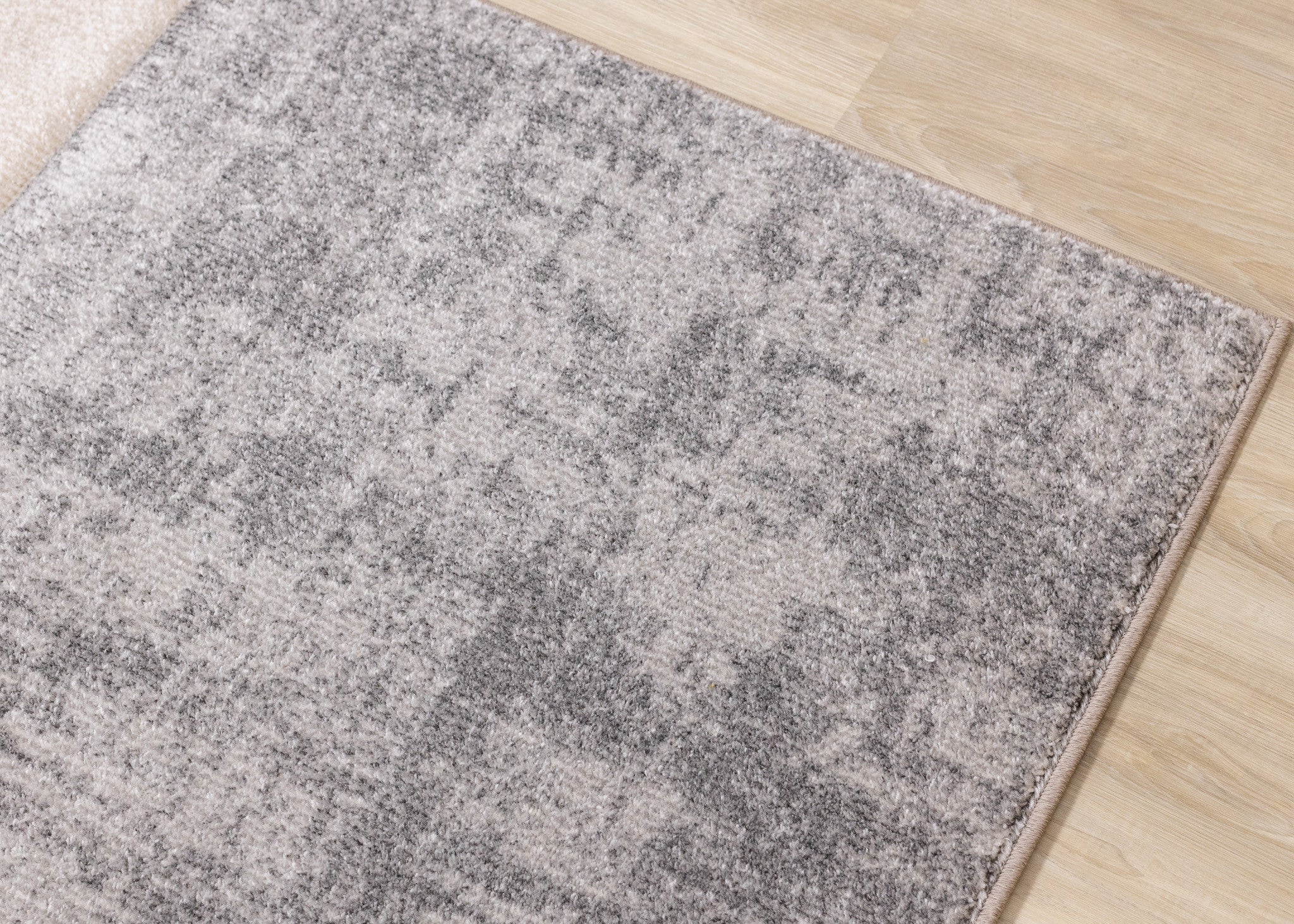 3' X 5' Gray Cream And Beige Geometric Area Rug - Home & Garden