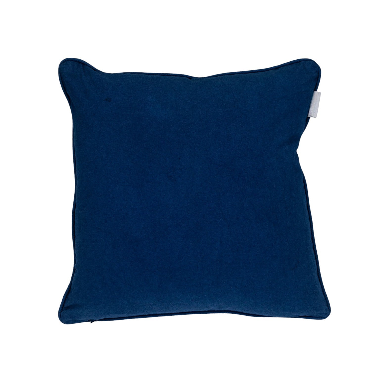 20" Blue and White Geometric Cotton Throw Pillow - Home & Garden