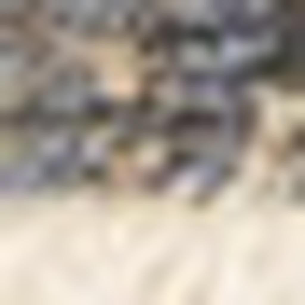 8' X 10' Beige And Blue Abstract Area Rug - Home & Garden
