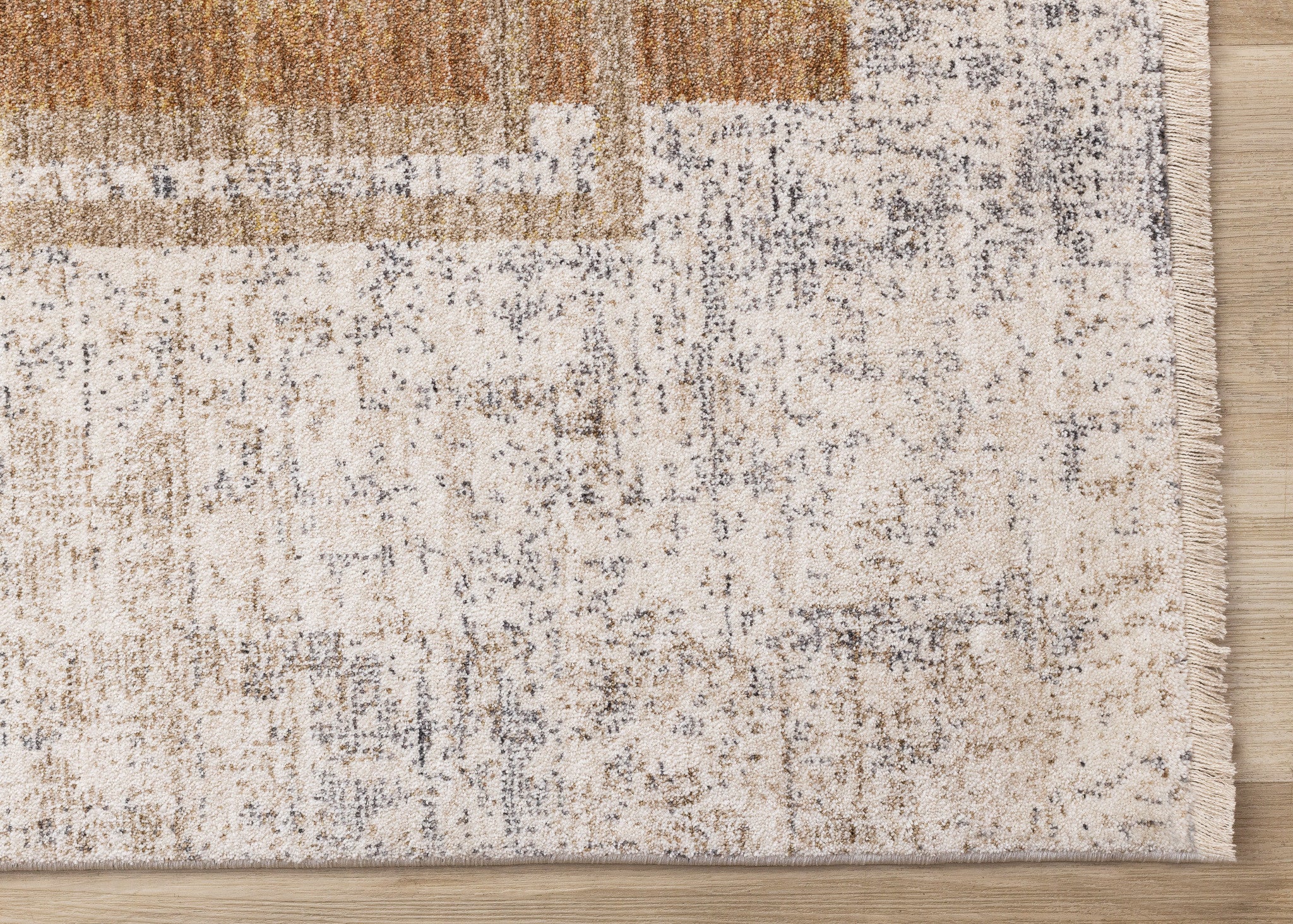 8' X 10' Cream Blue And Brown Geometric Area Rug - Home & Garden