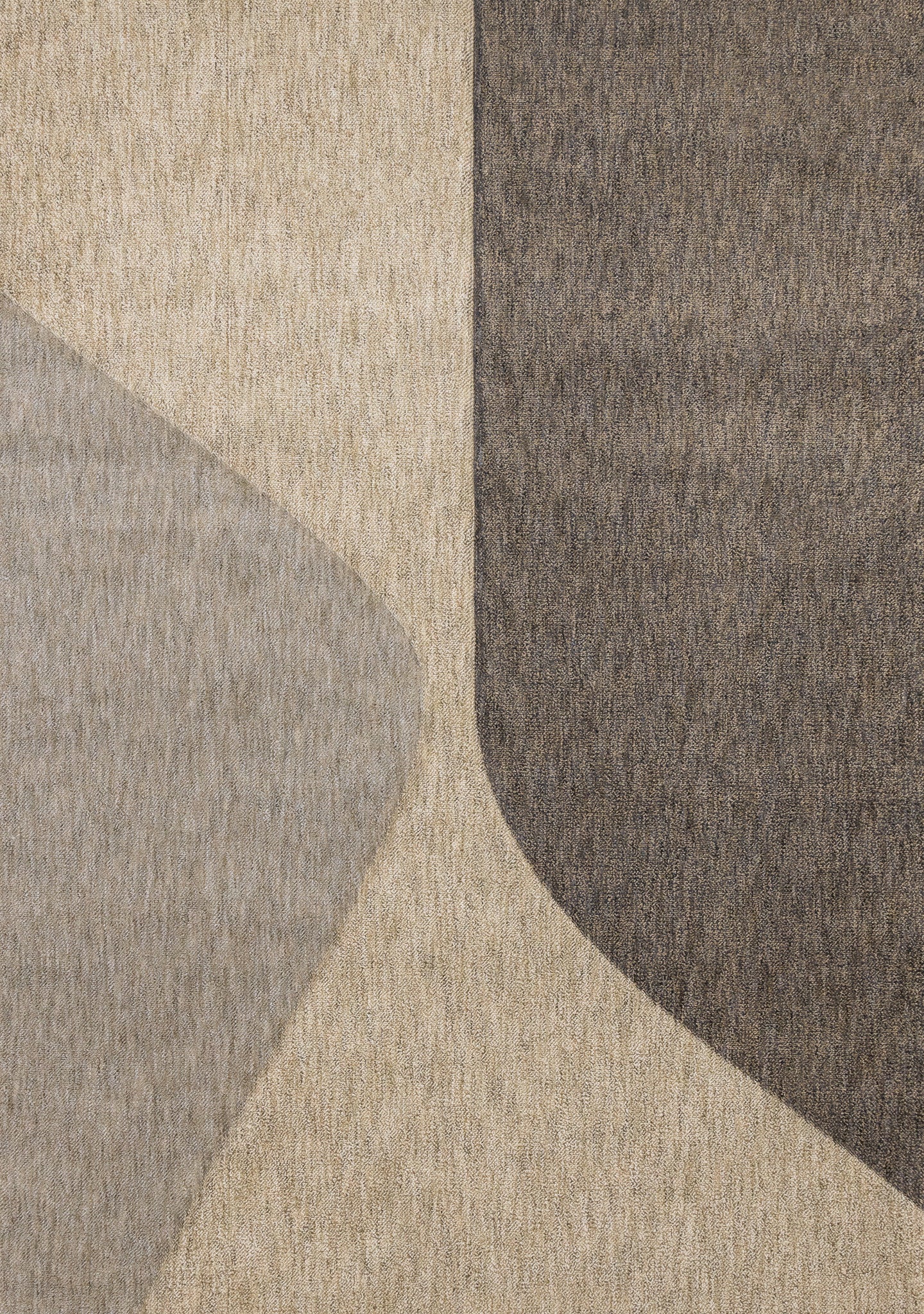 5' X 8' Beige Gray And Brown Geometric Area Rug - Home & Garden