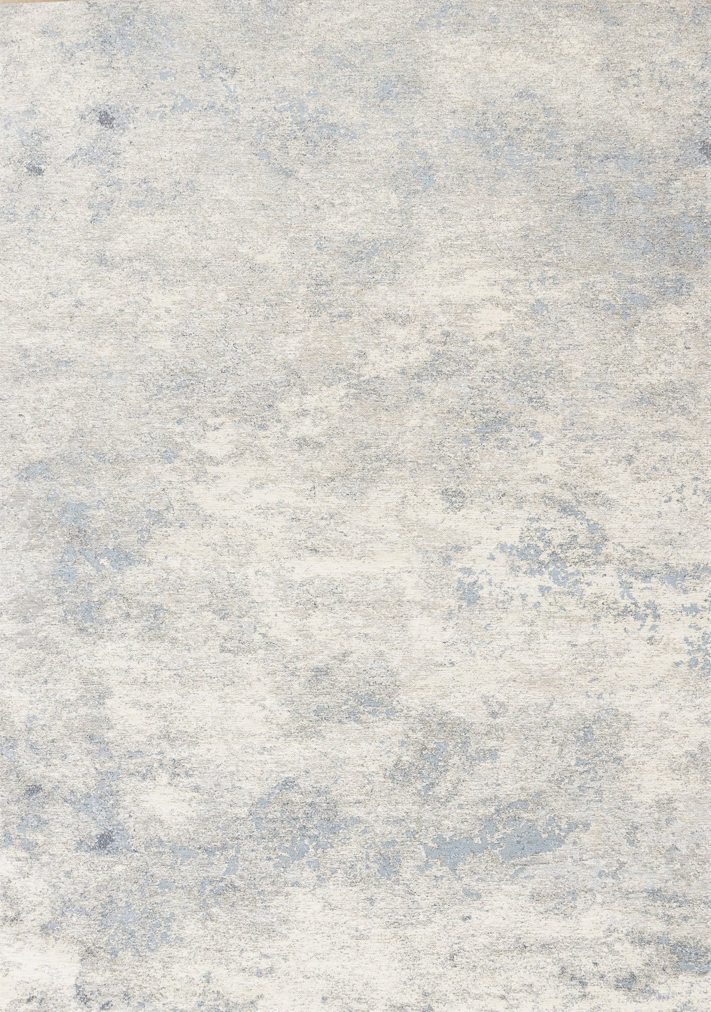5' X 8' Cream And Blue Abstract Area Rug - Home & Garden