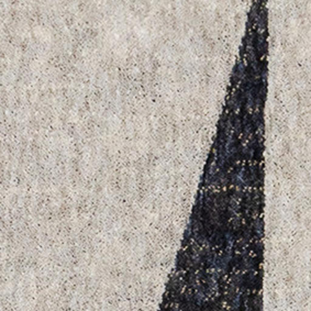 8' X 11' Gray Brown And Beige Geometric Area Rug - Home & Garden