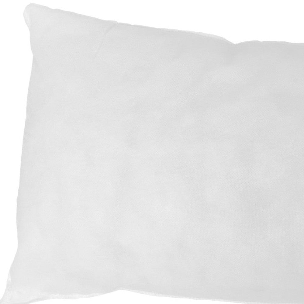 14" X 36" White Lumbar Throw Pillow Insert - Home & Garden