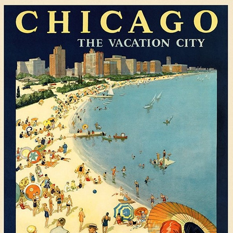 Vintage 1934 California Travel Unframed Print Wall Art - Home Decor