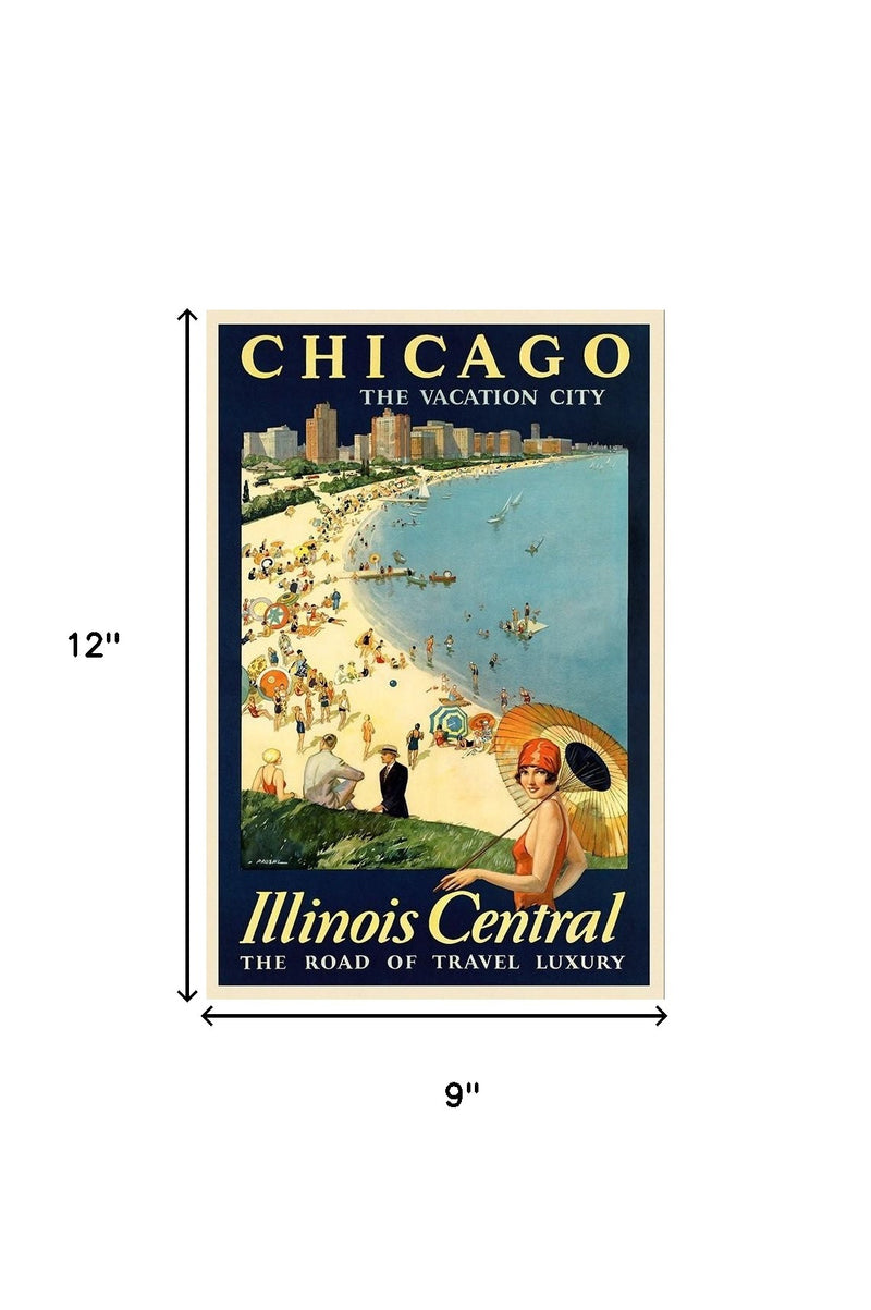 Vintage 1934 California Travel Unframed Print Wall Art - Home Decor