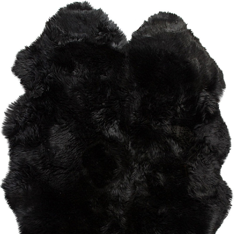 Black Animal Print Area Rug - Home Decor